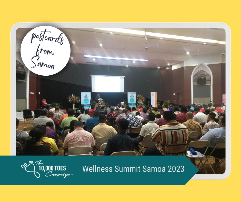 Dr Ben Matalavea at the Wellness Summit Samoa 2023