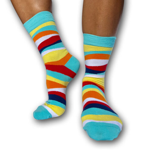 Wave Stripe socks